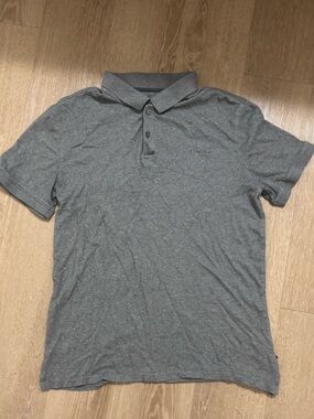 Calvin Klein Men's Gray Polo Shirt